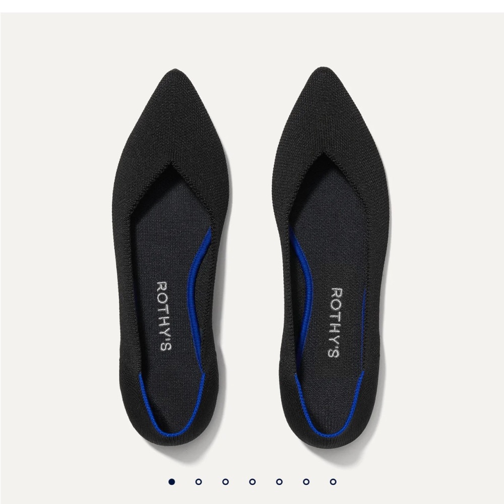 Rothy's Women's Black Point Flats